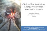 Okujumbika: an omitted African concept of preserving energy