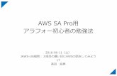 AWS SA Pro用 アラフォー初心者の勉強法
