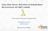 AWS Lambda Live Demo - Microservices Web Day