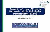 Impact of Low ΔT on a Network with Multiple Production Sites