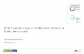 Il Benessere equo e sostenibile: misure a livello territoriale - Antonella Bianchino