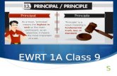 EWRT 1A Class 9