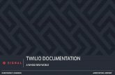 Twilio Signal 2016 New Documentation