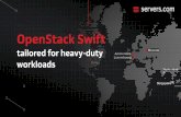 OpenStack Swift tailored for high-load duties