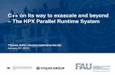 C++ on its way to exascale and beyond -- The HPX Parallel Runtime System