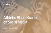 Social Media Report - Athletic Shoe Brands - Aug - Sept 2016