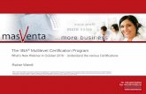 masVenta Business Analysis Multilevel Certificates 2016 What's new?