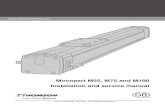 Movopart M55-M75-M100: Installation Service Manual (A4)
