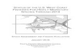 status of the us west coast fisheries for highly migratory species ...