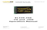 EL320.256 -F6 and -FD6 Operation Manual