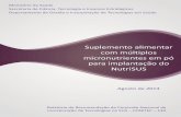 Suplemento alimentar em pó - NutriSUS com múltiplos micronutrientes
