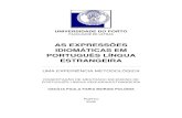 As Expressões Idiomáticas em Português Língua Estrangeira - Dra ...