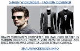 Shaun Wickenden - Huge Range of Trendy Clothing By Shaun Wickenden