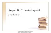Hepatik Ensefalopati hasta yakını eğitimi 8