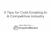 3 Tips for Cold Emailing in a Competitive Industry