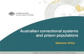 Matthew Willis - Australian Institute of Criminology - Australian correctional systems and prison populations