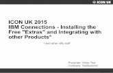 ICONUK 2015 - Installing Connections Add-Ons Tips and Tricks