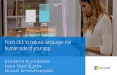 Convcomp2016: From click to Natural Language: The “Human” Side of your Apps