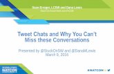 Twitter Chats and Why You Cant Miss These Conversations