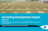 Increasing development impact niarobi nov 2016 final