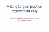 Making surgical practice improvement easy