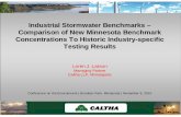 Comparison of Industial Stormwater Benchmarks To Historical Industrial Sector Monitoring Results