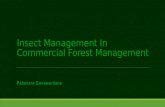 Insect management in commercial forest management