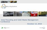 2015 Fall Conference: IRA Lightning Round-Steel Recycling Institute
