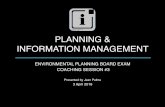 EnP Board Exam Coaching Session on Planning and Information Management