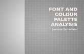 Font & Colour Palette Analysis