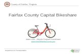 Fairfax County Capital Bikeshare - TAC Presentation: June 21, 2016
