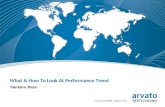 What and how to look at performance trend