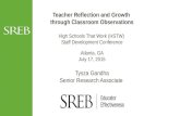 Teacher Reflection and Growth Through Classroom Observations