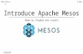 Introduce Apache Mesos