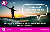 Turn audience into customers with social contests