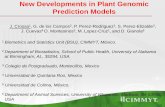2015. Jose Crossa. New developments in plant genomic prediction models.