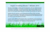 Impact Investing Nieuws 1 Oktober 2016 VISUALS