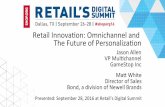 Retail Innovation: Omnichannel and The Future of Personalization