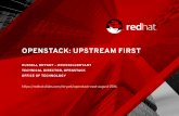 OpenStack: Upstream First