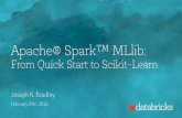 Apache® Spark™ MLlib: From Quick Start to Scikit-Learn