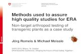 Methods used to assure high quality study for ERA