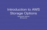 Introduction 2 to aws and storage options