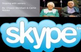 Skyping with seniors