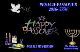 PESACH –PASSOVER- 2016- 5776 - A C