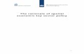 The rationale of spatial economic top sector policy