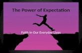 The power of expectation, Elder T Chappell, MSP