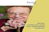 Standpunt 'Sterke medische zorg voor kwetsbare ouderen'