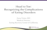 Head to Toe: Recognizing the Complications of Eating Disorders