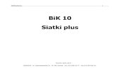 BiK 10 Siatki plus