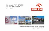 Strategia PKN ORLEN na lata 2014-2017
